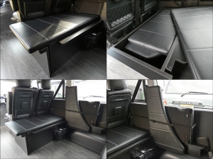 ハイエースワゴンハイエースflexdreamライトキャンピングカーFD-BOX0　ベッド＆テーブル付き